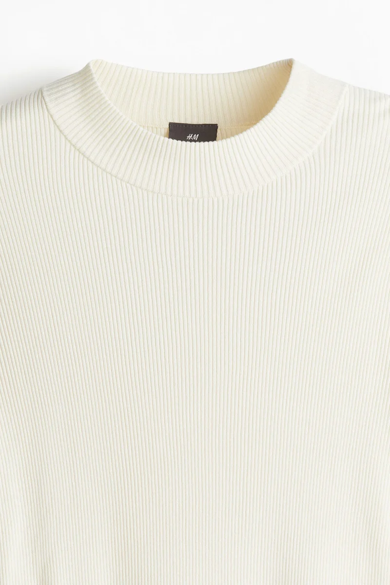 H&M Slim Fit Rib-knit jumper